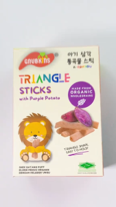 Gnubkins Organic Triangle Sticks Apple Banana | Purple Potato