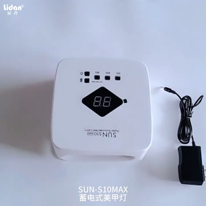 Rechargeable UV LED Nail Lamp With Automatic Sensing 30LEDS Cordless Nail Dryer for Curing Gel Polish Professional Manicure Tool