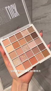 JIANGZHIB 【ซื้อ 1 แถม 1】ดิสก์อายแชโดว์25สีอิ่มตัวต่ำหลากหลายใหม่มีขนาดใหญ่สีพื้นเปล่าเครื่องสำอางและอายแชโดว์ราคาไม่แพง