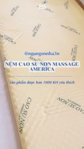 Nệm cao su non (Foam) mát xa America trải sàn đủ size dày 3cm - Êm ái và mềm mại Ngủ Ngon Nha