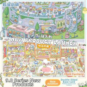 Double Backing Card Cartoon DIY Scene Decorative Stickers