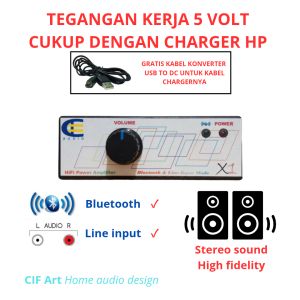 Mini Ampli  Amplifier Mini Bluetooth X-One