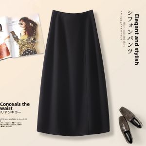 MEITESIJIAONU | Thickened High Waist A-Line Flared Skirt