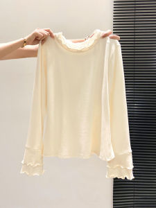 Flannel Thermal Long Sleeve T-Shirt for Women