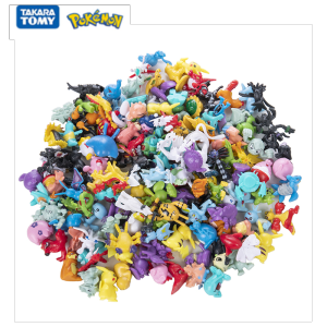 Takara Tomy | 24-144Pcs Pokemon Anime Figure Pikachu Action Toys 2-3cm Cartoon Mini Pet Ornamental Decoration Collect Model Doll Toy Gift