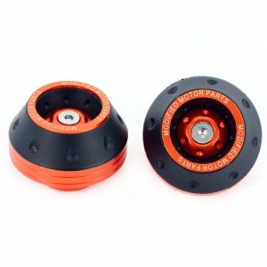 4PCS Universal Motorcycle Wheel Protection Crash Pad Motorbike Crash Protectors Alloy Motocross Falling Front Fork Slider Cups