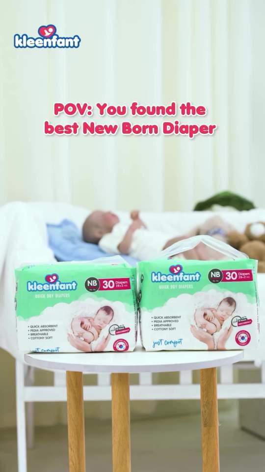 Kleenfant Diaper Taped Pants Newborn-XXL for Baby Pack of 1 30 pad Baby Maternity Needs Kleenfant Diapers Best Price Diapers - Lazada