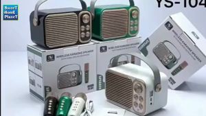 YS103 Portable Karaoke Song Bluetooth Soundbox Wireless Speaker Microphone Set Outdoor Family Party Singing Song Subwoofer