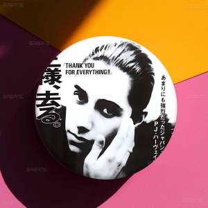 Singer P-Pj H-Harvey Soft Button Pin Bright Printed Icon Gift For Friends Badge Collar Brooch Lapel Pin Metal