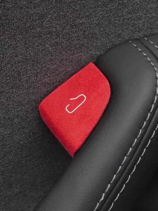 For Tesla 2019- Model 3 Highland Model Y Juniper Made of Alcantara Car Interior Door Lock Switch Button Trim Sticker Accessories
