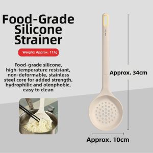 SHI BA ZI ZUO | Non-Stick Heat-Resistant Silicone Spatula Home Use