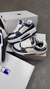 Giày MLB Classic NY Yankees Mens Sneakers Navy Blue Classic Style New - 3ASXCMN4N-50NYS