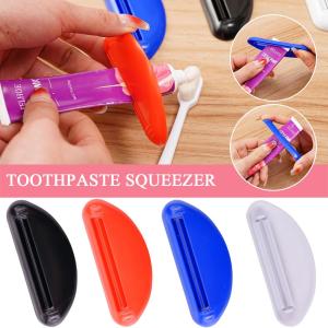 2Pcs Toothpaste Squeezer Tube Roller Plastic Toothpaste Dispenser Facial Cleanser Clips Kid Toothpaste Holder Tube Saver