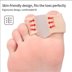 2PCS Silicone Toe Spreader Finger Separator Valgus Corrector Thumb Correction Straightener Foot Care Orthopedic