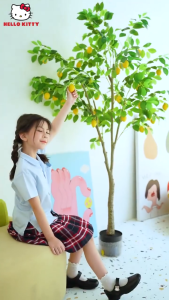 Hello Kitty รองเท้านักเรียนเพื่อสุขภาพรุ่นใหม่ล่าสุด ตัวล็อคลายคิตตี้ แบบล็อคเข็มขัด รุ่นKTL-529