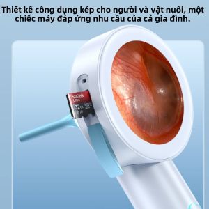 Máy Soi Tai HD Visual Ear Cleaner Với Màn Hình 1.8 Chức Năng Bật/tắt Và Ghi Hình Tức Thì Dùng Cho Chăm Sóc Thú Cưng Tại Nhà Trẻ Em Người Lớn Chó Mèo.