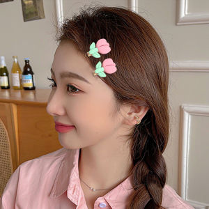 คลิปผมเกาหลี ทิวลิปกิ๊บน่ารักหวานหญิงกิ๊บสร้างสรรค์เรียบคลิปเครื่องประดับผม Pinapple