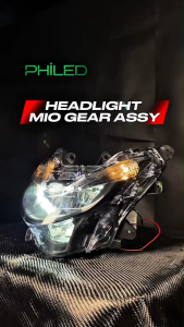PHILED MIO GEAR HEADLIGHT ASSY CLEAR LENS PL-11849 HEAD LIGHT ASSEMBLY FOR YAMAHA MIO GEAR MOTORCYCLE SPEEDMOTO