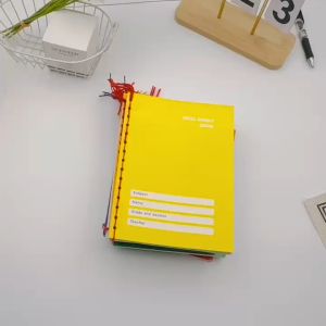 10Pcs/Set A5 Writing Notebook YARN  for grade 1-5 Composition notebook  10Colors study accessories