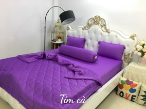 Bộ drap thun trơn 2mx2m và 2m2x2m (4-5 món). Lamabedding - Chăn ga gối Minh Anh - Drap MInh Anh chuyên sỉ - Minh Anh Bedding