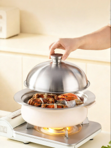 onlycook | 304 Stainless Steel Multi-hole Steamer Tray For Frying Pans