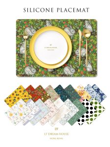 Pure Silicone Dining Mat Childrens Grade Heat Resistant Slip Resistant Food Grade Waterproof Oil Proof Nordic Table Mat