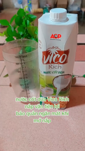 (SỬ DỤNG TIỆN LỢI - HSD 12.2027) THÙNG 24 HỘP 330ML NƯỚC CỐT DỪA TƯƠI NGUYÊN CHẤT (COCONUT MILK) VICO RICH - YOOSOO
