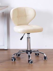 Nordic Rotating Computer Chair Home Office Desk Chair Back Support Adjustable Height Study Seat Cushion Leather Desk Chair
