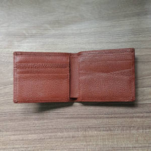 Ví Da Nam PERINO Mini Nhỏ Gọn Cao Cấp Chất Liệu Da Bò Mill Thật Sang Trọng Vintage Kèm Hộp - P040