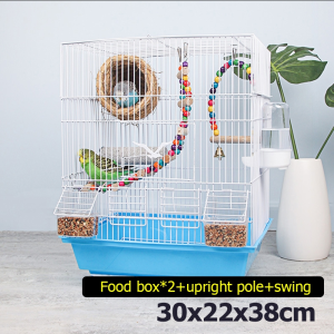 🦜 Durable 100 Years 🦜 Sangkar Burung Bird Cage Full Set Parrot Cage Pet Cage Portable Bird Cage