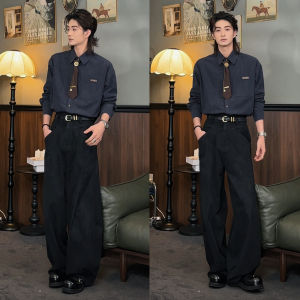 Quần Ống Rộng Thời Trang Nam Phong Cách Mỹ Thường Ngày Cao Cấp Thiết Kế Quần Dài Thường Ngày Mùa Thu Đông Quần Ống Đứng