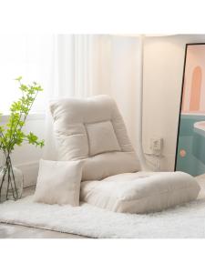 Foldable Tatami Lazy Sofa Backrest Chair for Single Person Bedroom Living Room Balcony Dormitory Floor Backrest Chair