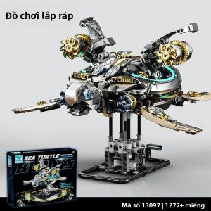 Bộ Mô Hình Rùa Cơ Khí 1277 Chiếc Có Đèn Có Thể Xoay Bộ Khối Xây Dựng Theo Chủ Đề Đại Dương Bộ Đồ Chơi Giáo Dục Dành Cho Bé Trai Trên 14 Tuổi