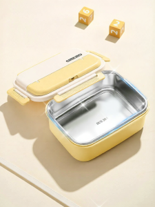 XIAOCHUSHU | Microwave Heatable Large Capacity Stainless Steel Lunch Box