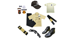 SF Tactical Seragam PDH Satpam Cream Terbaru Fullset Pakaian Kerja Termurah Seragam PDH Dinas Satpam