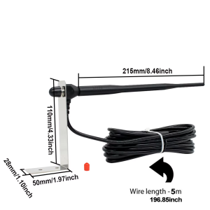 Gate Garage Door External Antenna Security protection For Garage Remote Control Signal Antenna Appliances 433 MHz 433.92MHZ