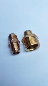 Kép thu nối 2 ren ngoài bằng đồng bộ đầu chuyển đổi ren ngoài nối ống và vòi nước máy bơm