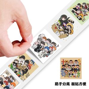 2000-Piece Set Q-Mini Roll Notes Stickers Student Recommended High-Aesthetic Creative Decorative Stickers for Notebooks