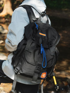 กระเป๋าเป้สะพายหลังเดินป่าแบบกันน้ำความจุขนาดใหญ่ กระเป๋าเป้สะพายหลังแบบสะพายไหล่คู่สำหรับผู้หญิง กระเป๋าใส่ของกลางแจ้ง กระเป๋าเดินทาง กระเป๋าสะพายไหล่แบบลำลอง