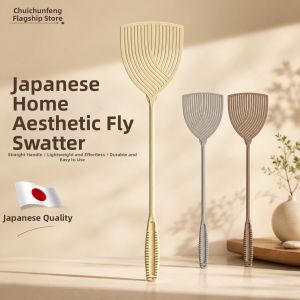 CHUICHUNFENG | Durable Plastic Long-Handle Fly Swatter