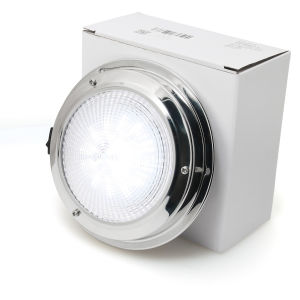 RYSJM | Đèn LED Hình Vòm Cho Thuyền Ánh Sáng Trắng Ấm Đường Kính 140mm Lắp Đặt Trên Trần Xe RV Gắn Bề Mặt Chống Nước Chất Liệu Thép Không Gỉ