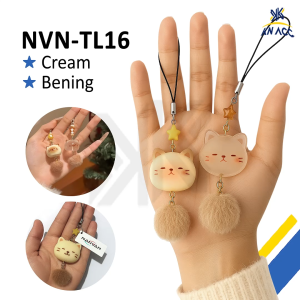 [KN ACC] NANVAN NVN-TL16 TALI HP / KUNCI / TAS RANTAI KARAKTER KUCING LUCU