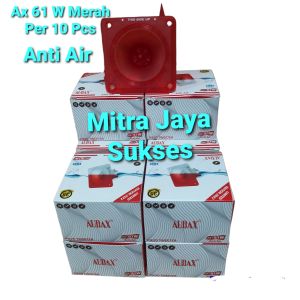 Per 10 Pcs - Tweeter Audax Ax 61 W Merah Waterproof Anti Air