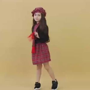Scottish Kilt Girls Childrens Kindergarten Childrens Day Stage Performance Costume Role Cosplay Clothes Decoration