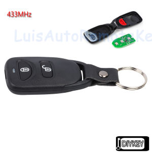 2+1 3 Buttons Remote Car Key Fob 315MHz / 433MHz for Hyundai Tucson Santa Fe 2006 2007 2008 2009 2010 2011 FCC ID: OSLOKA-850T