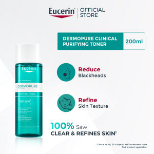 Eucerin Dermopure Clinical Purifying Toner 200ml / Acne Toner / Acne Solution / Acne Treatment / Toner / Jerawat