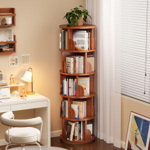 360 Degree Rotating Movable Bookshelf