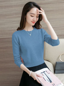 ผู้หญิง สั้น เสื้อสวม เสื้อผ้าถัก นุ่ม ชั้นฐานสวมด้านในสไตล์วินเทจ คอเต่า แขนยาว สลิมฟิต Heattech Fever Pure Color