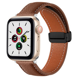 Leather strap for Apple watch Ultra 49mm 41mm 45mm 44mm 40mm 42mm 38mm Smartwatch Accessories Sport bracelet for iWatch series 9 8 7 3 4 5 6 se Ultra(excluding watches)