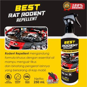 BEST RODENT REPELLENT PENGUSIR Tikus BAHAN ALAMI ANTI RAT 250ml